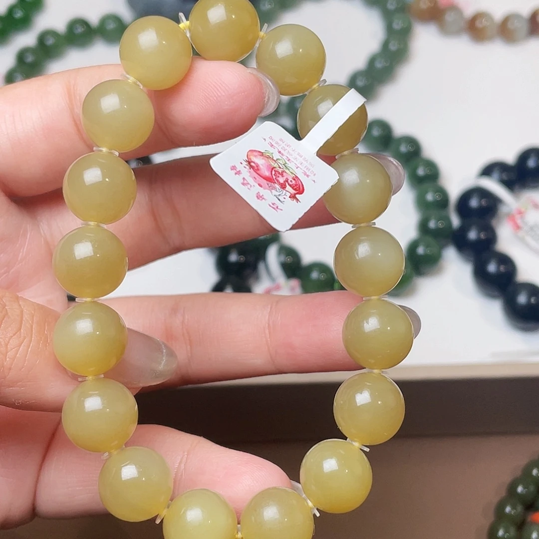 未镶嵌手链和田玉12 细