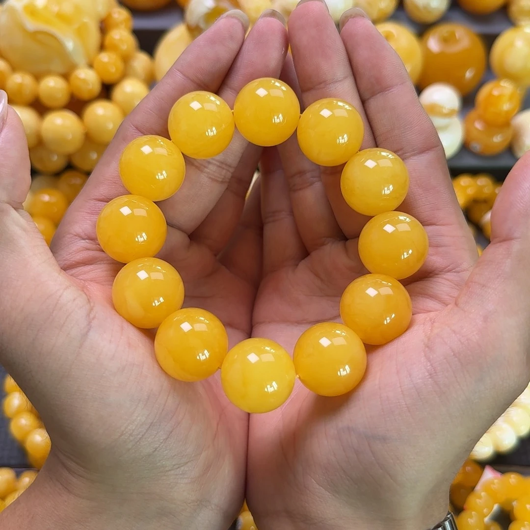 未镶嵌蜜蜡珠宝奇石同料20mm