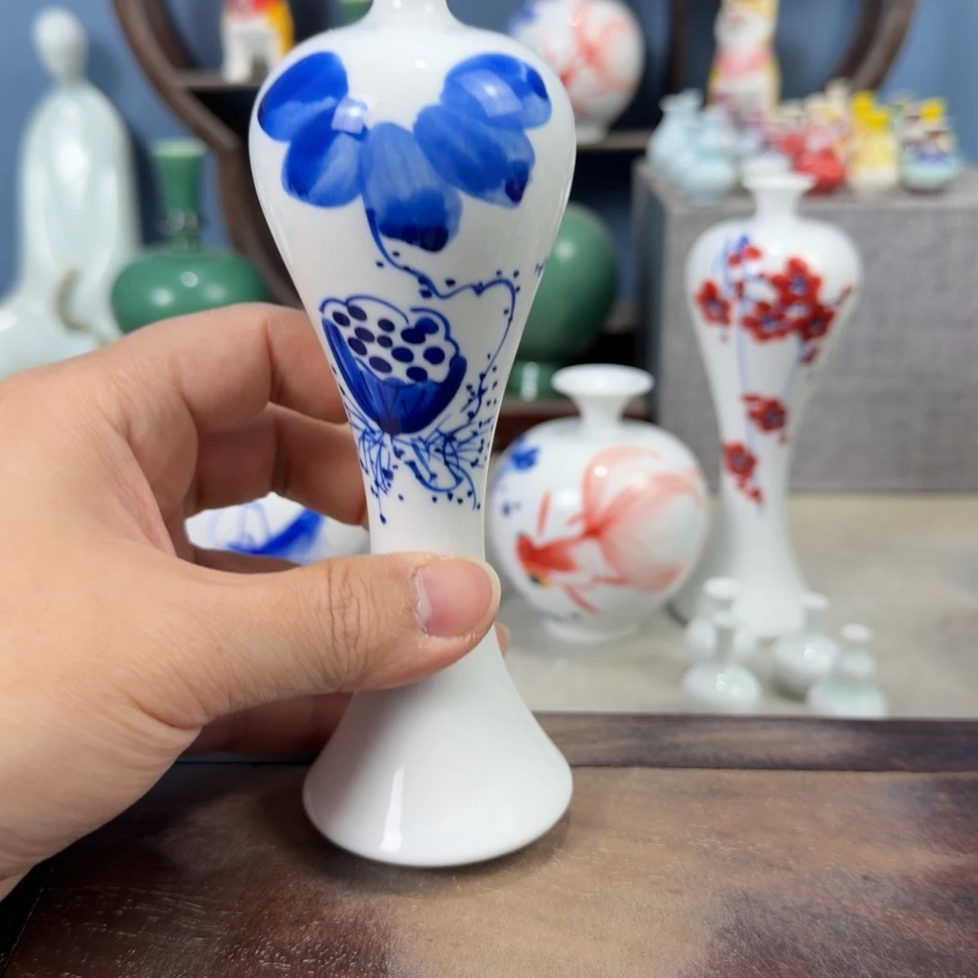 陶瓷手工小花器摆件