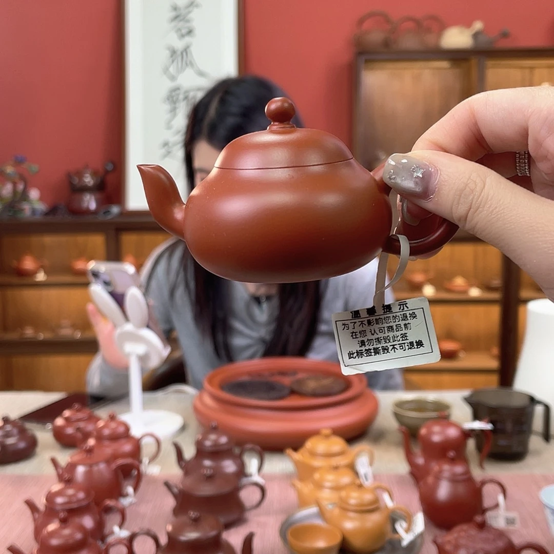 R***萧紫砂茶壶全手工潮州手拉壶