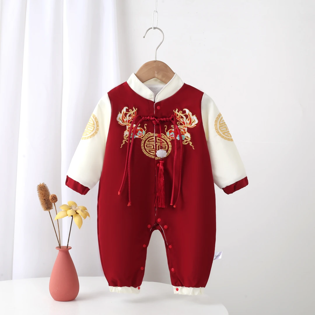 双福鲤双层带里哈衣