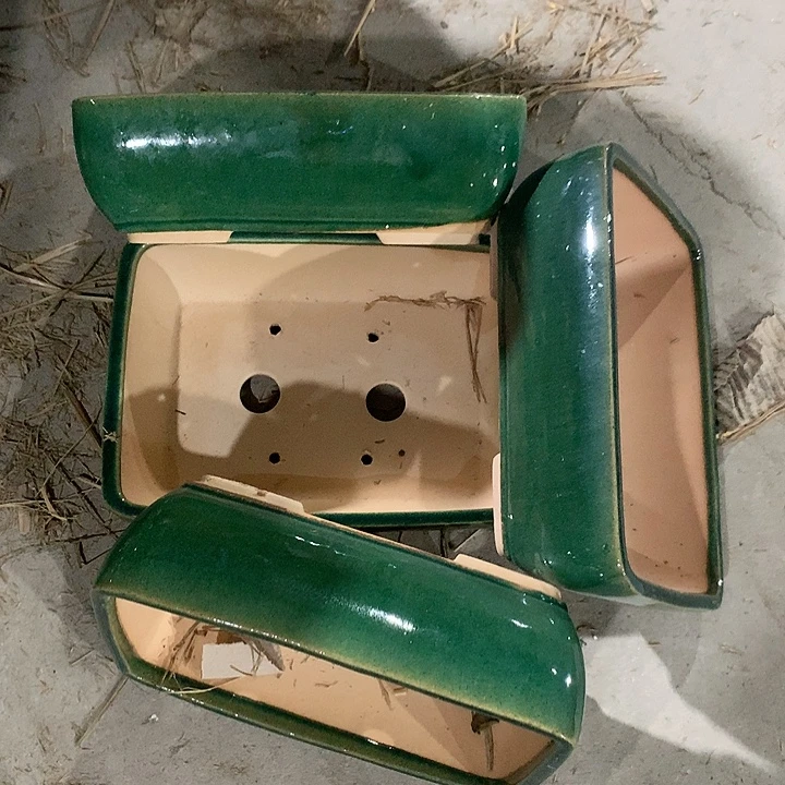 紫砂花盆   紫砂清货处理4个