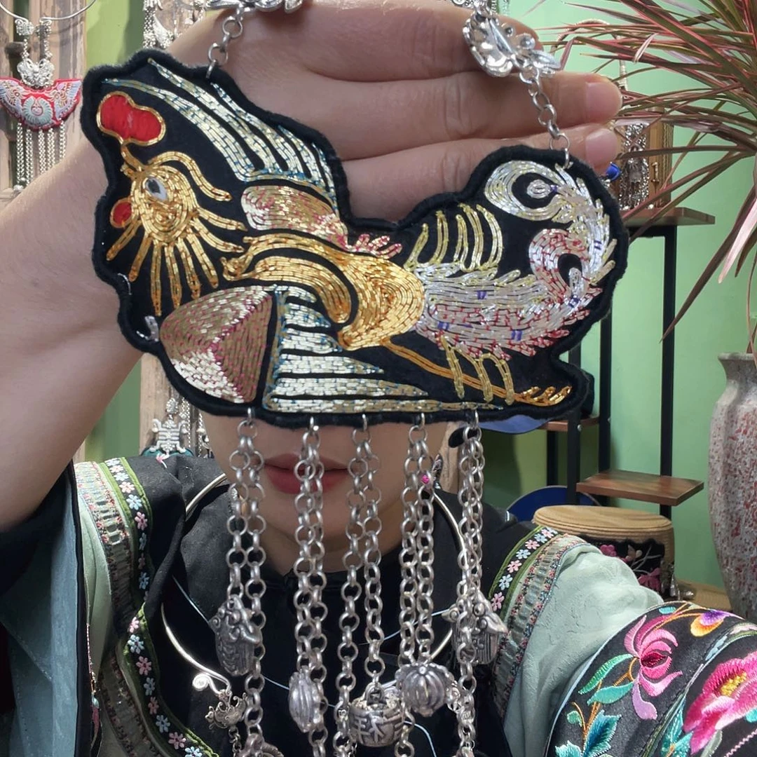 银项链女民族风手工制作