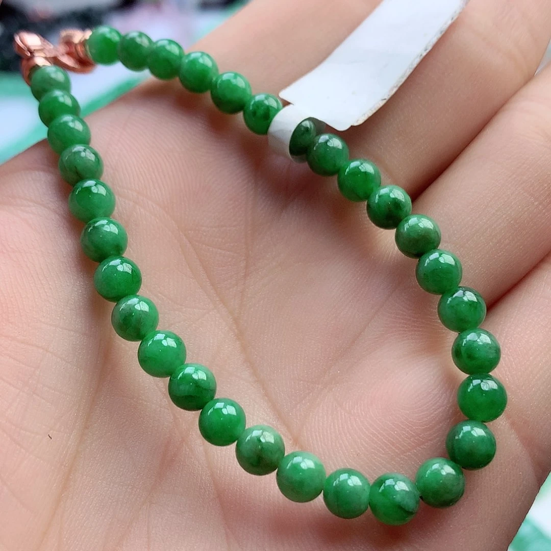未镶嵌手链翡翠手串