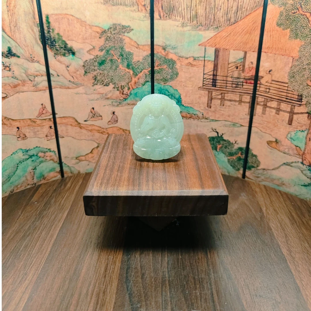 E和田玉观音吊坠0270