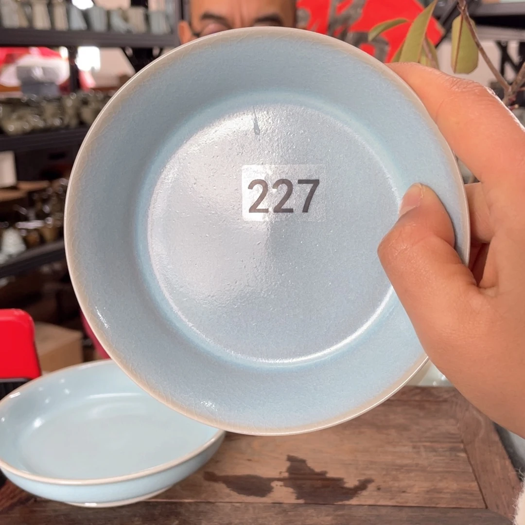 其他柏*蓝仿古天青2.94亿碟子227号