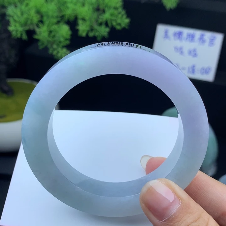 定制翡翠未镶嵌翡翠手镯55-60