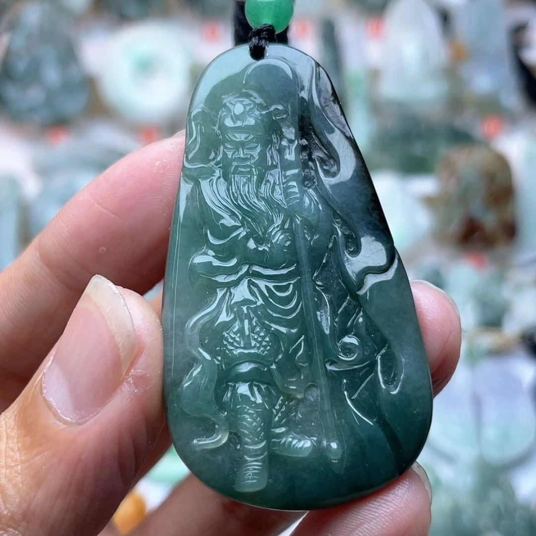 【闪购商品】颈饰未镶嵌翡翠关公