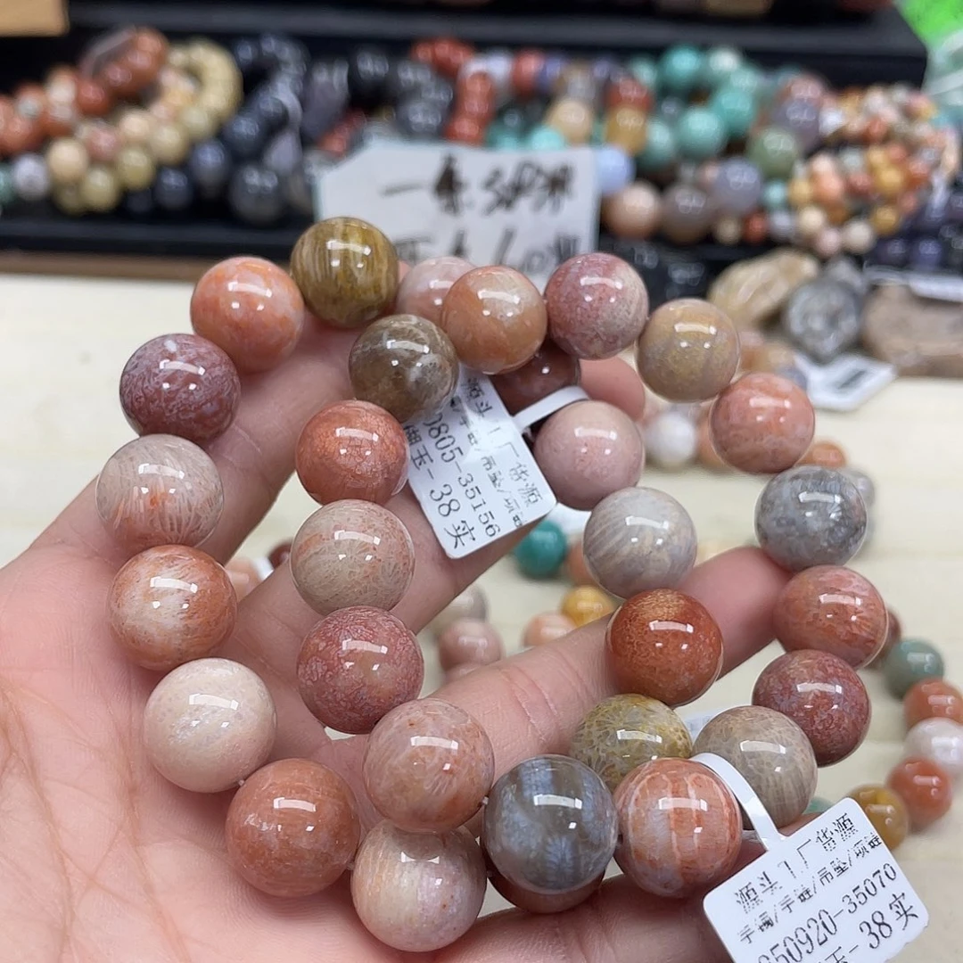 未镶嵌手串硅化珊瑚（珊瑚玉）?*年956