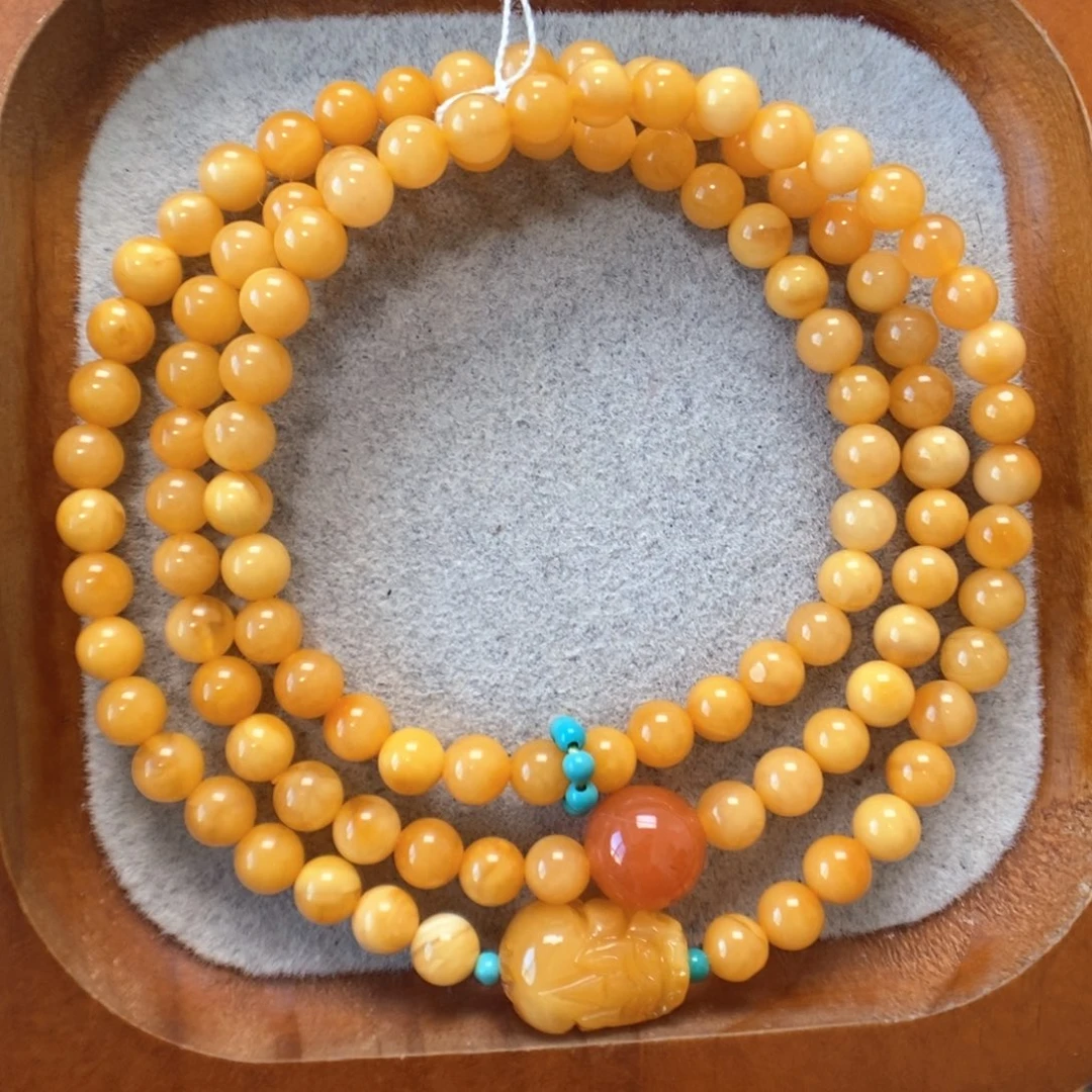 蜜蜡未镶嵌手串蜜蜡