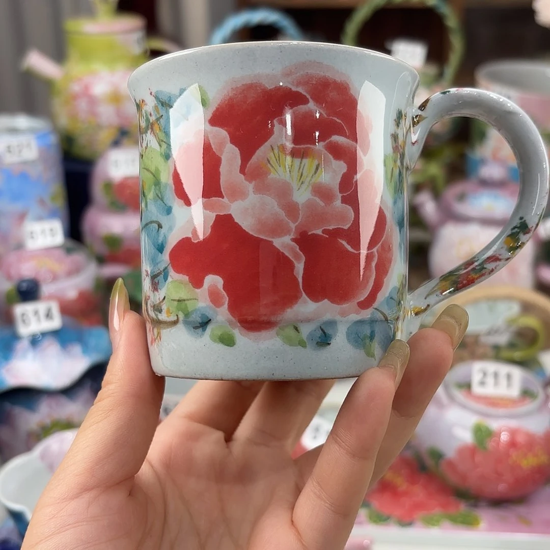 景德镇手绘高温釉下彩陶瓷茶具