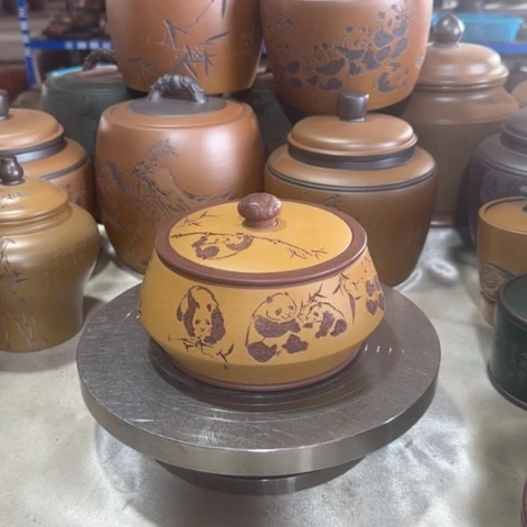 紫砂茶叶罐。。。。。。。。