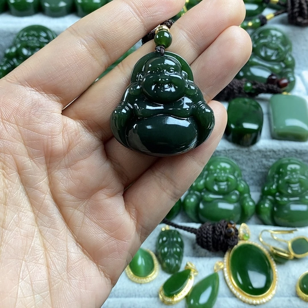 和田玉（碧玉）未镶嵌颈饰