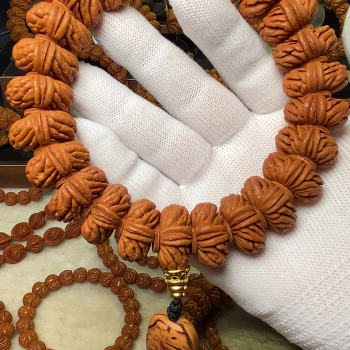 老***@手串桃核秦岭龙纹桃核