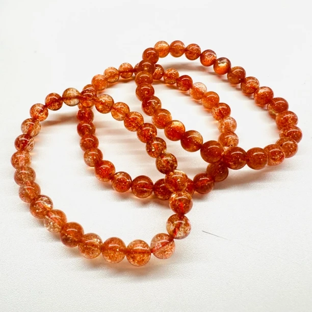 【晶雅颂】天然金太阳单圈手链 多样性发一件 约7mm 2643BB