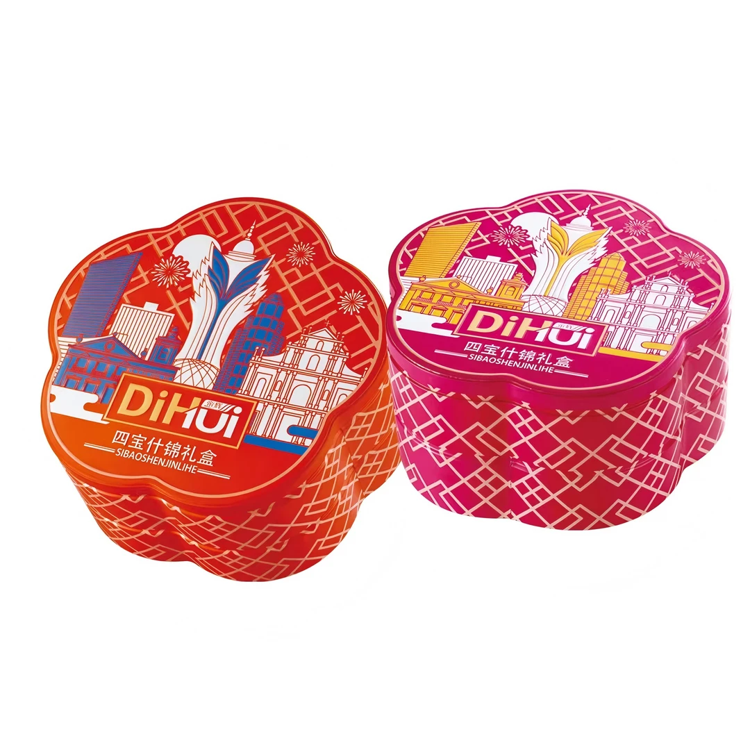 帝辉四宝什锦大礼盒（颜色随机）600g*1盒(有礼袋，部分轻微瑕疵)