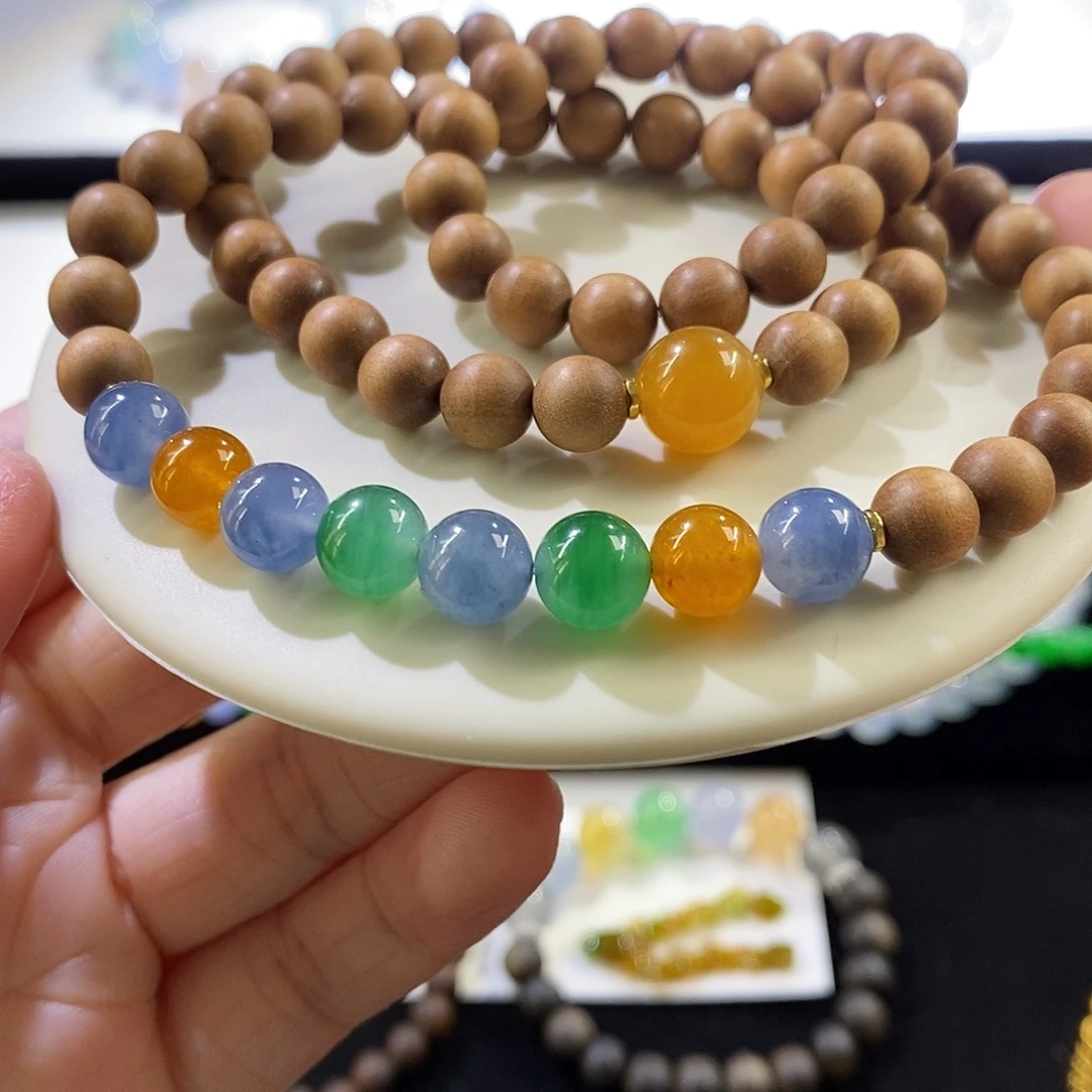 未镶嵌挂件翡翠多圈