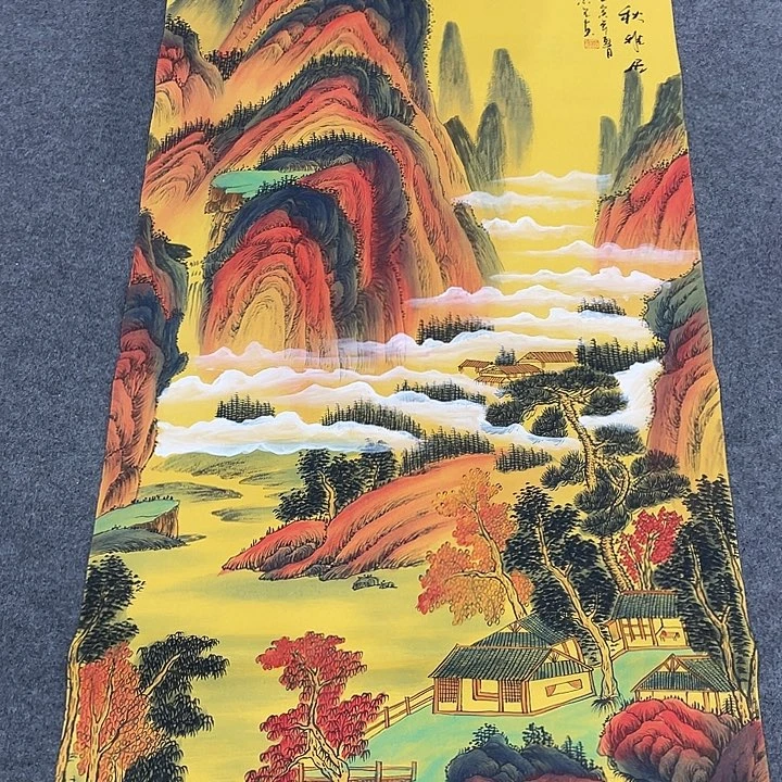 国画今天上午国画作品展示