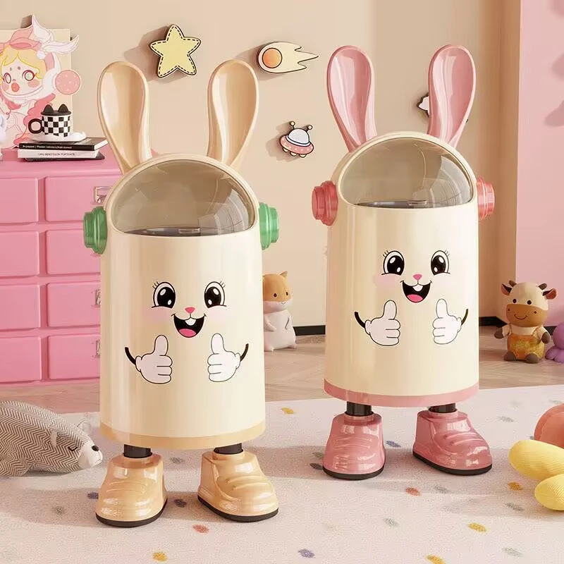 垃圾桶客厅高端上档次大号家用2025新款网红带盖卧室轻奢高颜值