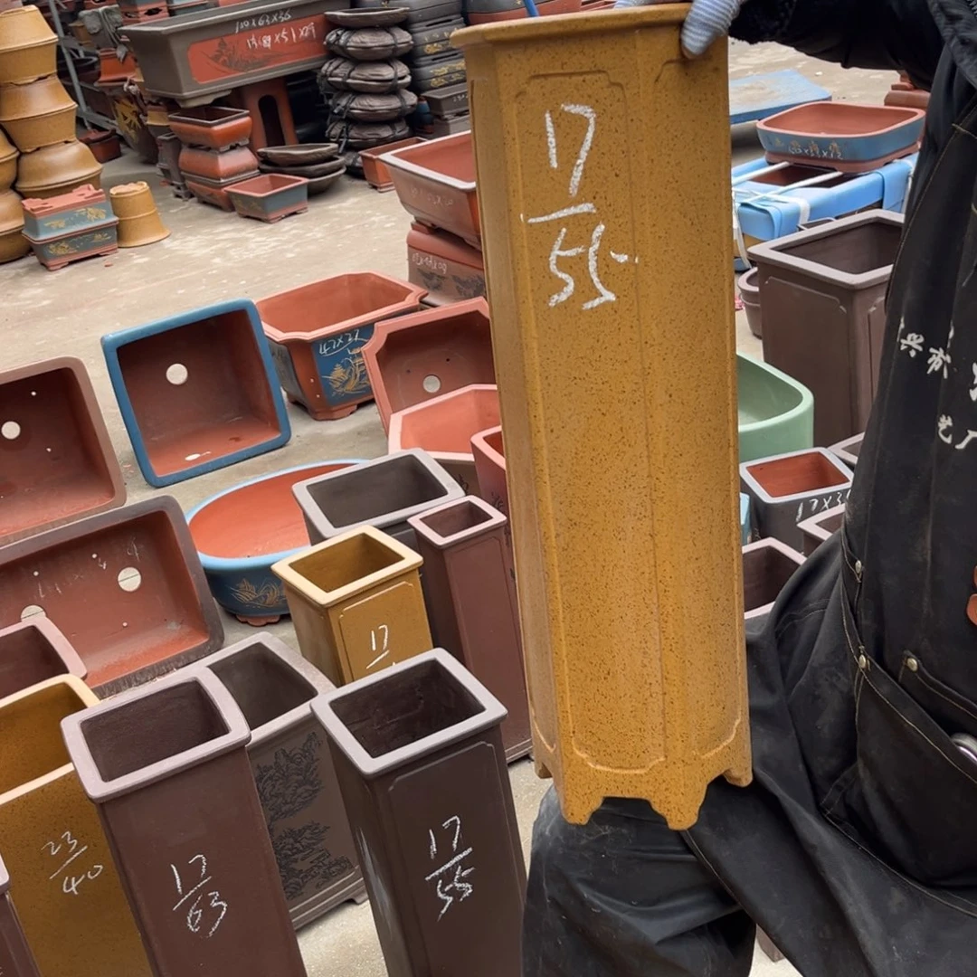 紫砂花盆盆景艺术