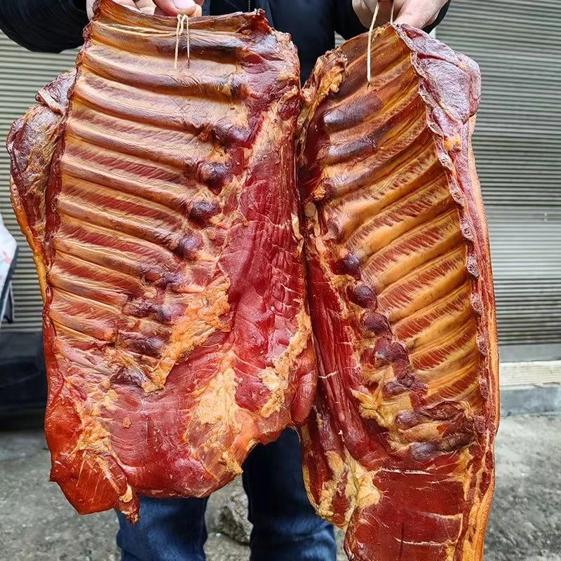 烟熏腊排骨纯中排湘西土家猪肉排骨