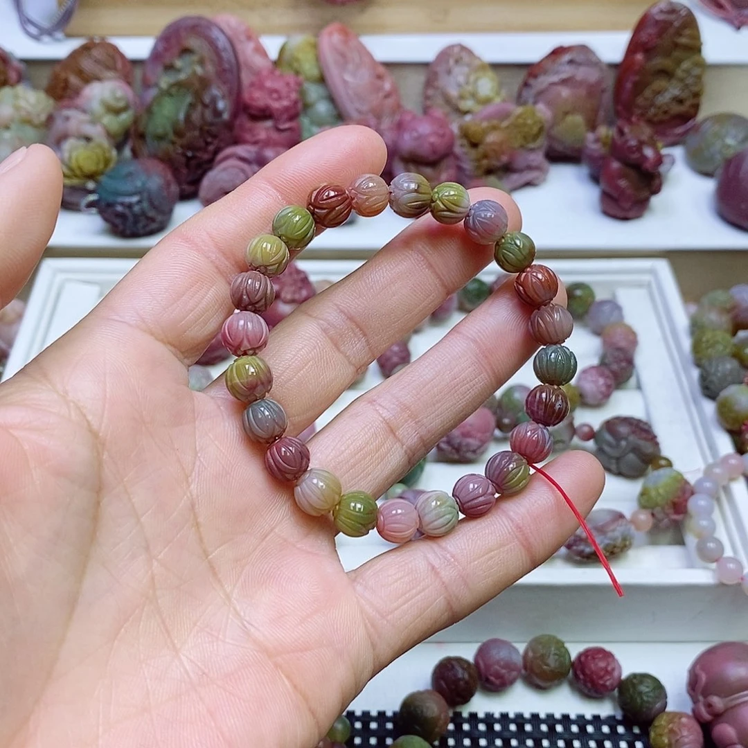 玛瑙/玉髓盐源玛瑙手链未镶嵌