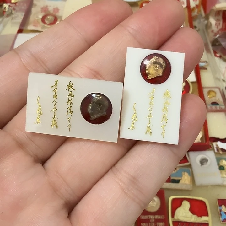 用***2铝毛爷爷像章，万岁