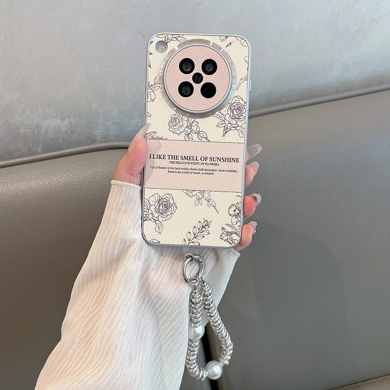 适用oppofindx8s手机壳全包findx8s+皮纹玫瑰花findx8ultra带挂绳