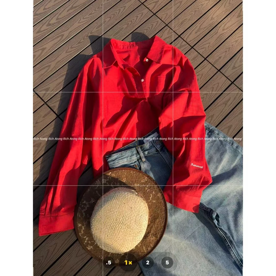 atong/阿彤-【境莫】-2025早春粗支亚麻棉极简衬衫0323-04