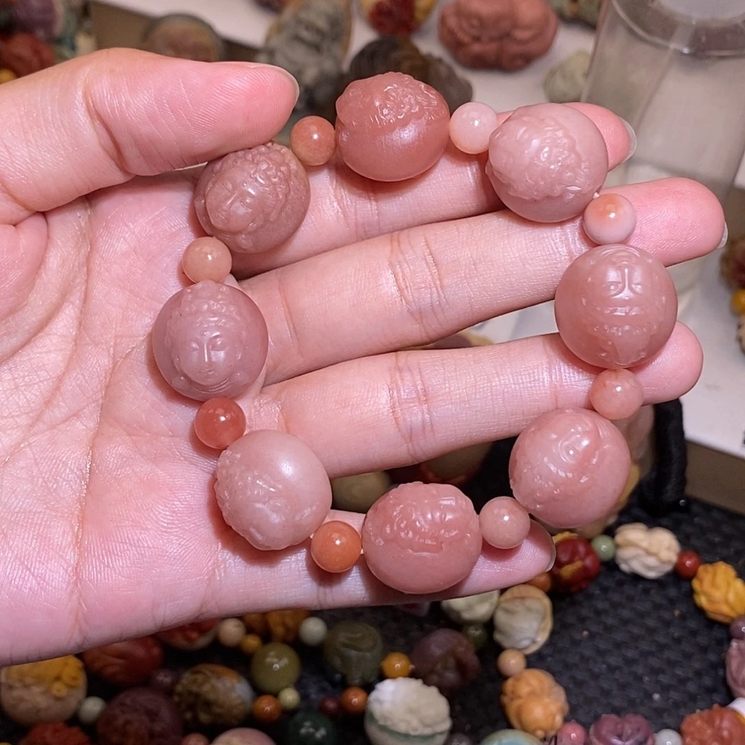 石英质玉（阿拉善玉）未镶嵌手链
