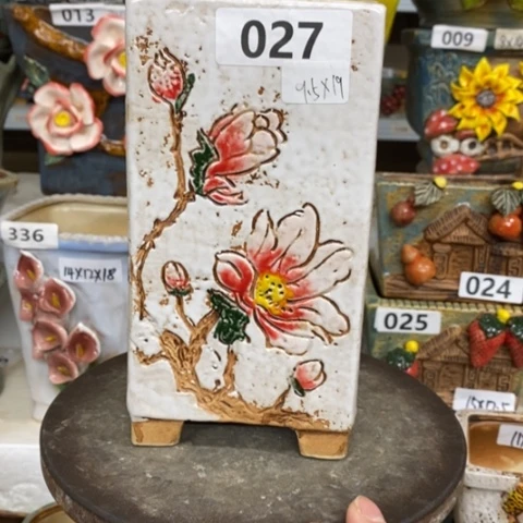 【闪购商品】红陶粗陶材质多肉花盆