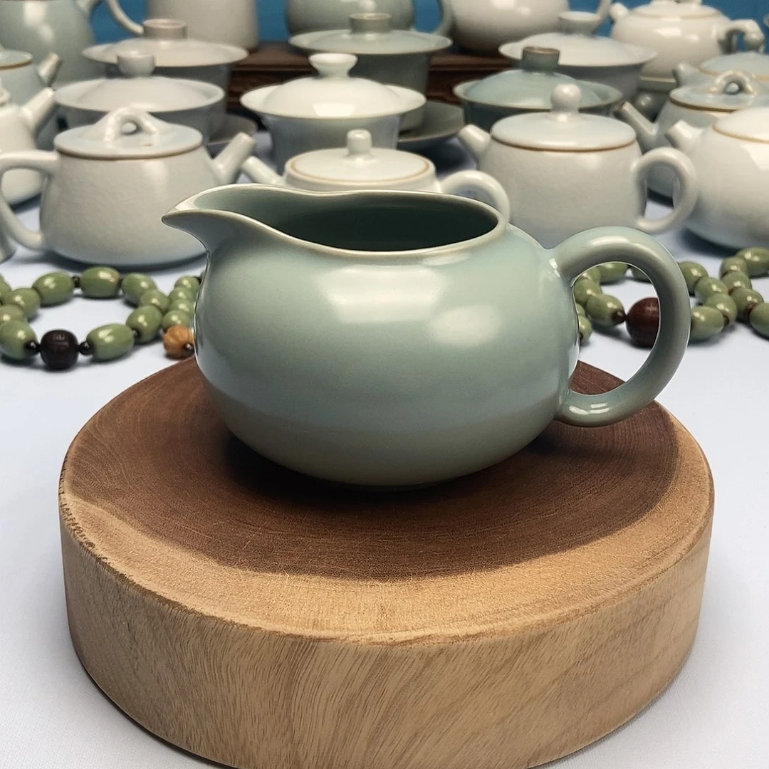 杯仿古釉鹰嘴公道杯原矿原釉原产地