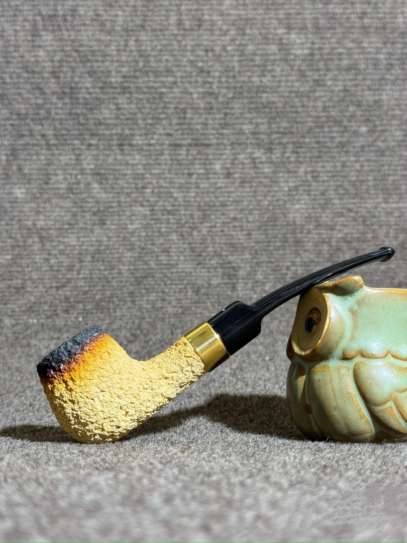 子龙烟斗 全新Barling金圈坦泡石