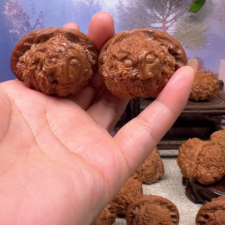 核桃把件宫灯佛魔一念