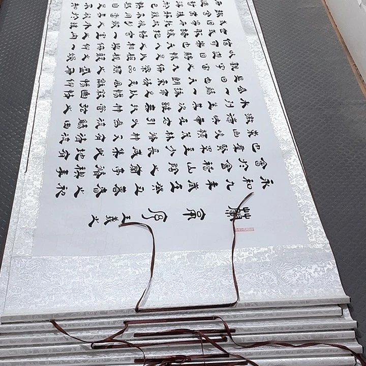 书法李全明老师打包卷轴