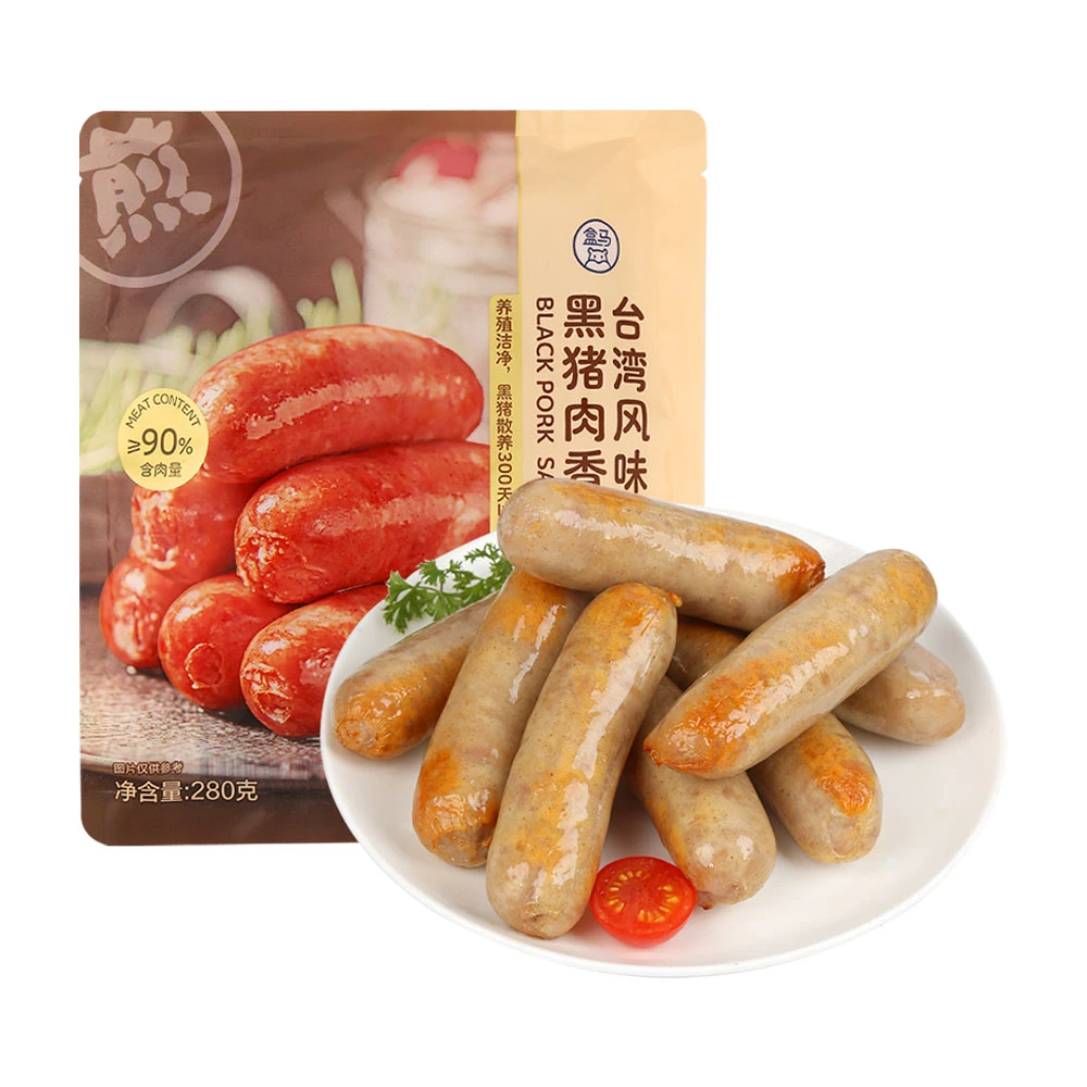 盒马 黑猪肉台湾风味香肠(原味) 280g