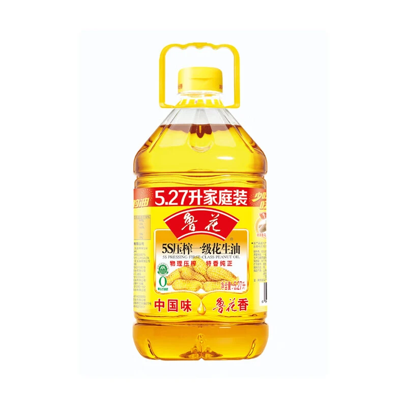 鲁花5S压榨一级花生油 5.27L/桶
