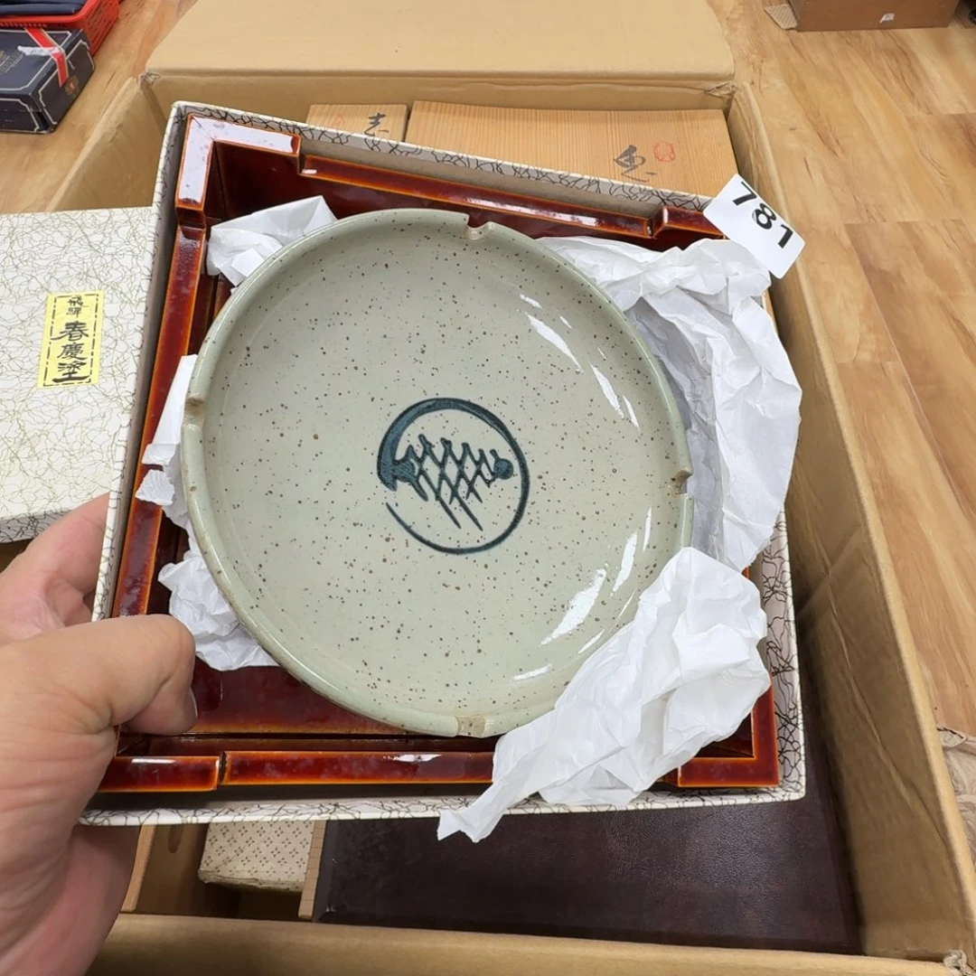瓷片工艺品摆件瓷器摆件正能量