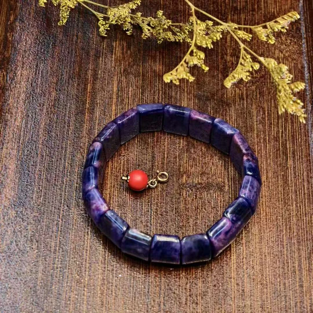 SJL紫手牌手链24-099