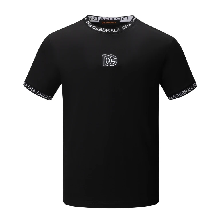 DR.GABBRALA/DG 高端男士刺绣logo百搭潮流时尚短袖T0005