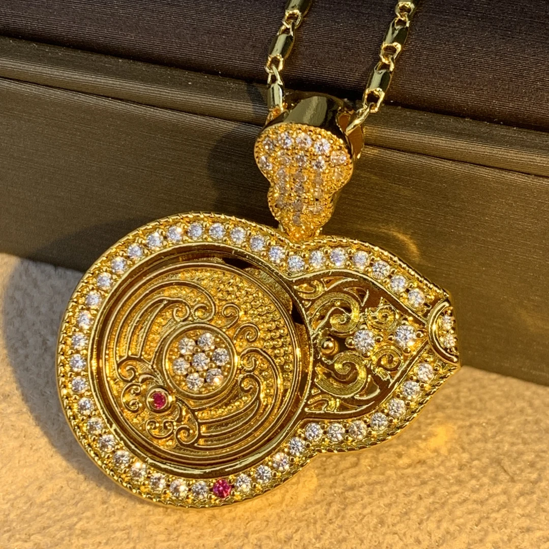 7294【项链】轻奢精品金色女士项链