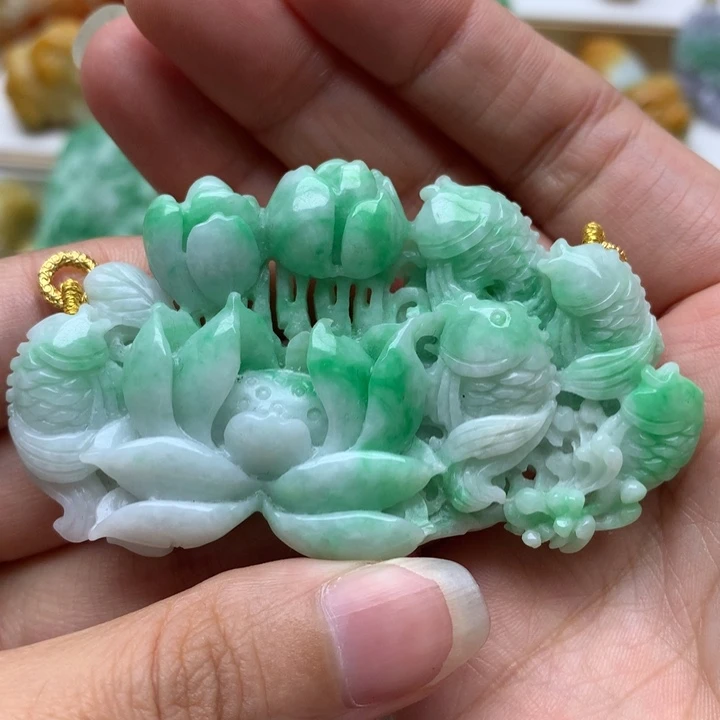 颈饰未镶嵌翡翠翡翠