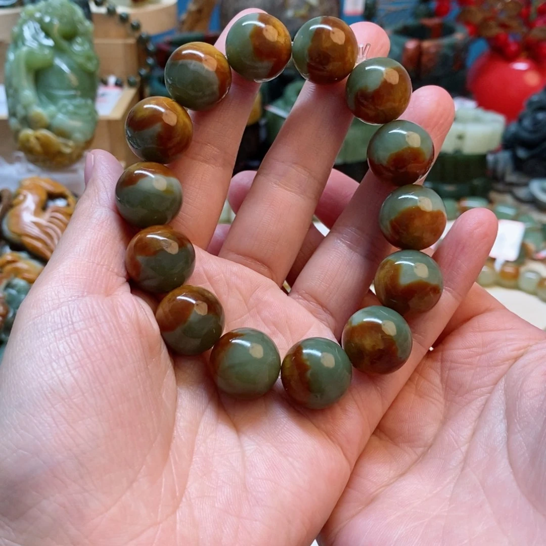 透闪石质玉手串未镶嵌北*郡