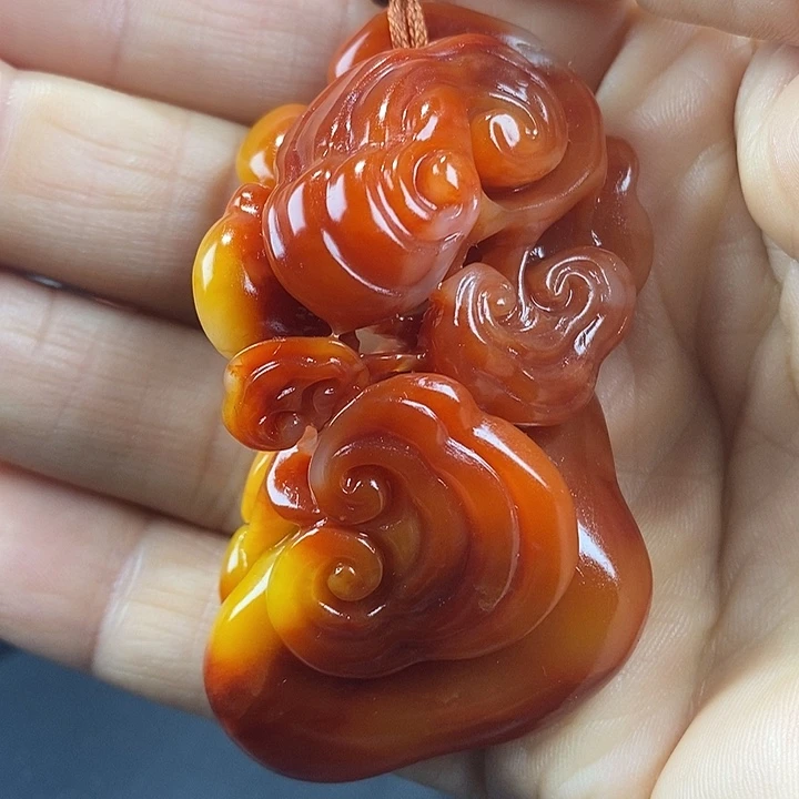 寿山石印石寿山石手把件