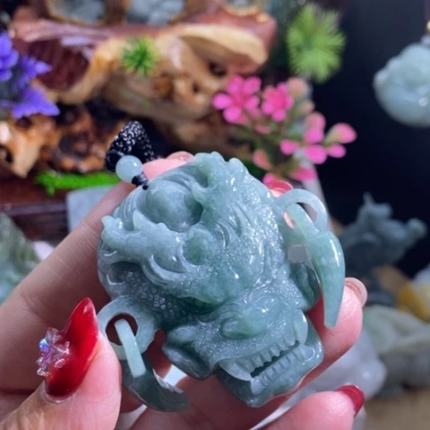 【闪购商品】颈饰未镶嵌翡翠龙头