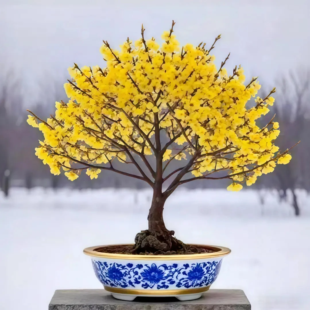 耐寒腊梅浓香【带花苞】30天开花梅花地栽树苗四季开花卉室外绿植