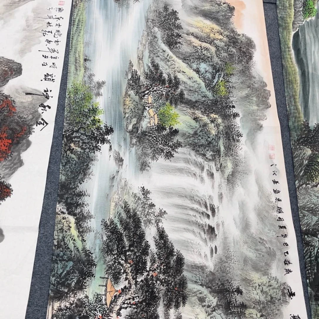 国画宣纸手绘，手工作品