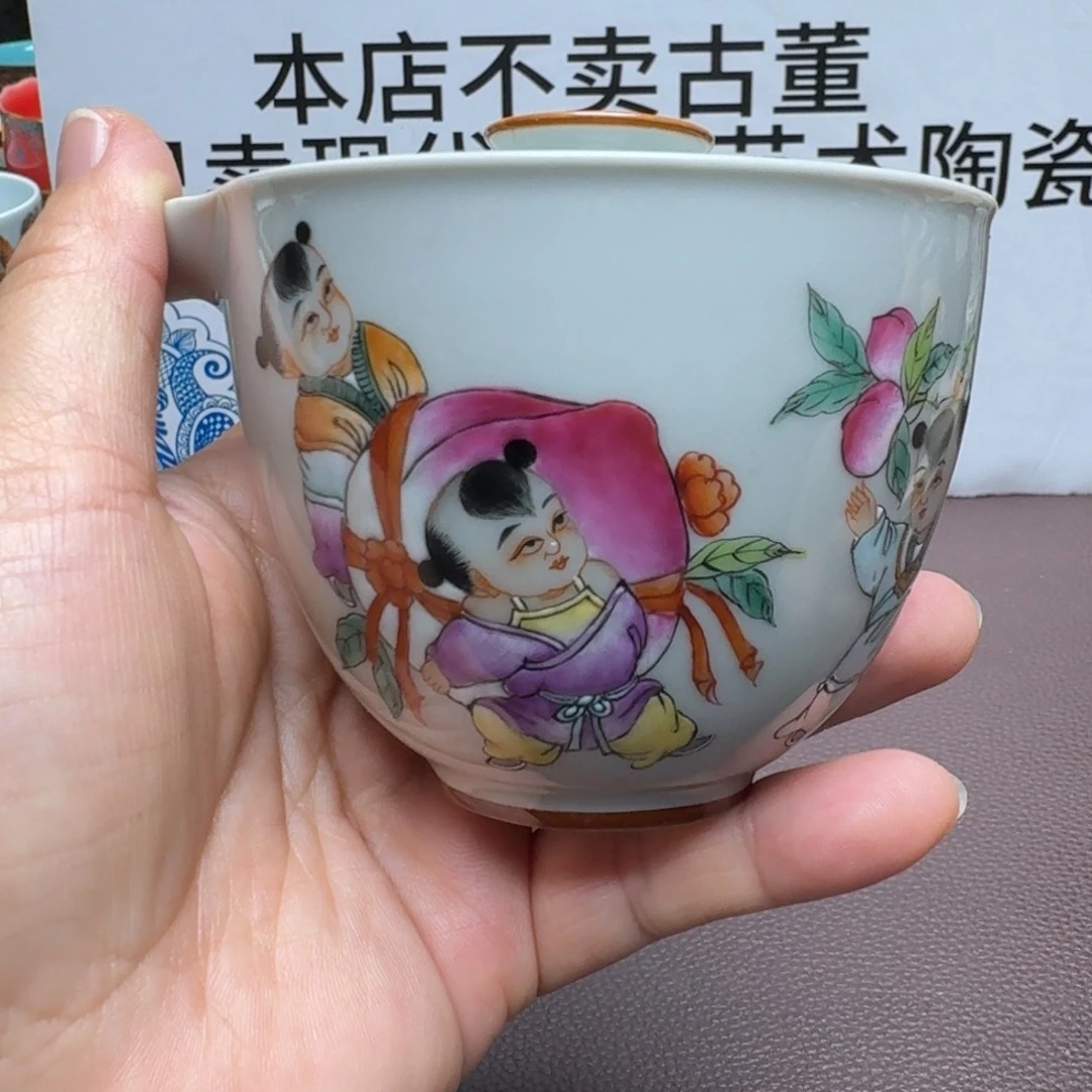 景德镇手工手绘展示