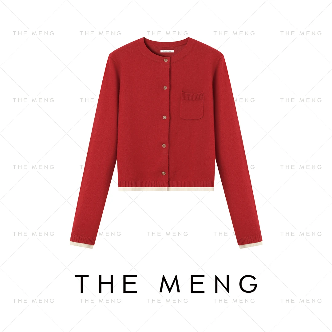 THE MENG【假日】26支双股绵羊毛&山羊绒短外套#M243E0175