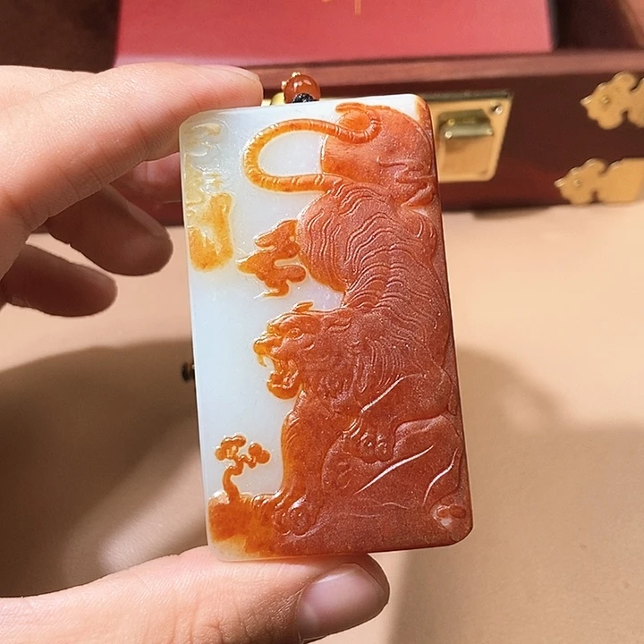 和田玉颈饰未镶嵌潮**落HX